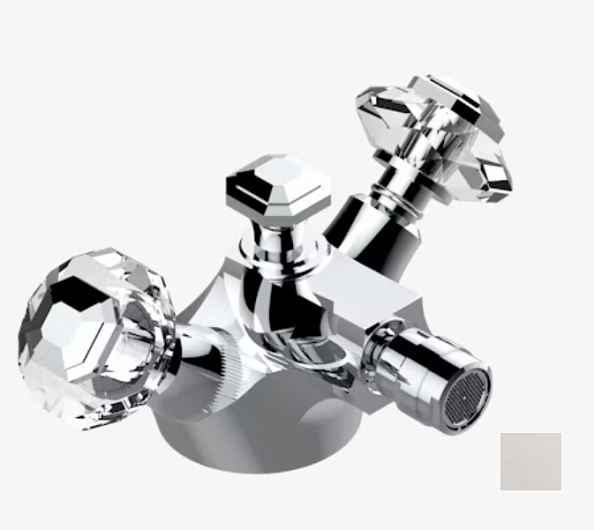 Смеситель для биде THG Tradition Crystal, никель (A59 B01 3202)