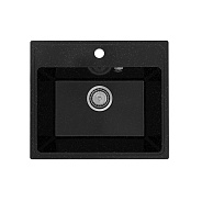 Кухонная мойка Practik PR-M-490-004 (без сифона), черный оникс