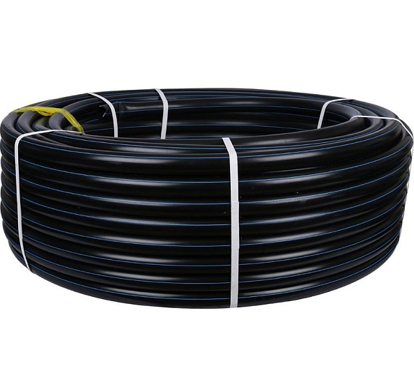 Труба напорная CYKLON ПЭ100 DN32х2,4 PN12,5 SDR 13,6 с син. полосой, метровая разметка (ОТГРУЗКА КРАТНО 10 М)