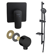 AQ1076MB ВЕГА Set 3 в 1 (AQ1066MB+AQ2454MB+AQ2011MB), матовый черный