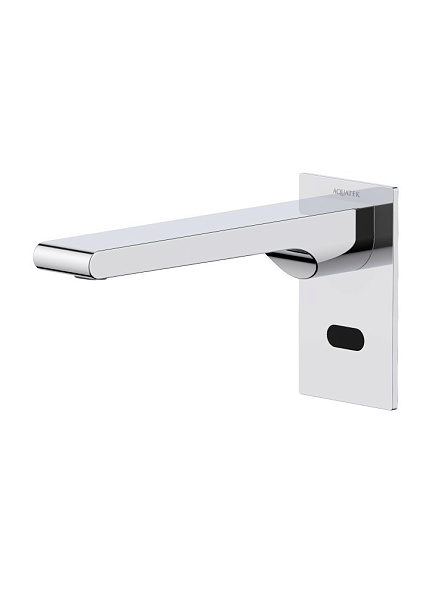 AQ5413CR ЛИРА смеситель для раковины настенный, электронный