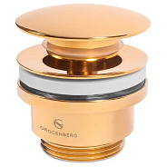 Донный клапан для раковины Grocenberg GB106GO, золото