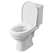 1P4053S0000BF Унитаз-компакт Визит белый, сидение полипропилен (арт.188053S0020B0), кос вып