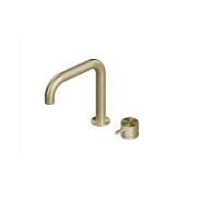 Смеситель для раковины Quadro design Source, золото светлое (12 07 OC)