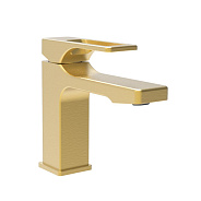 Смеситель Splenka S55.10.03 для раковины монолитный, сатин золотой