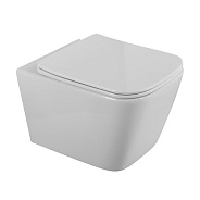 Чаша подвесного унитаза BelBagno Due, белый (BB7107CHR/SC)