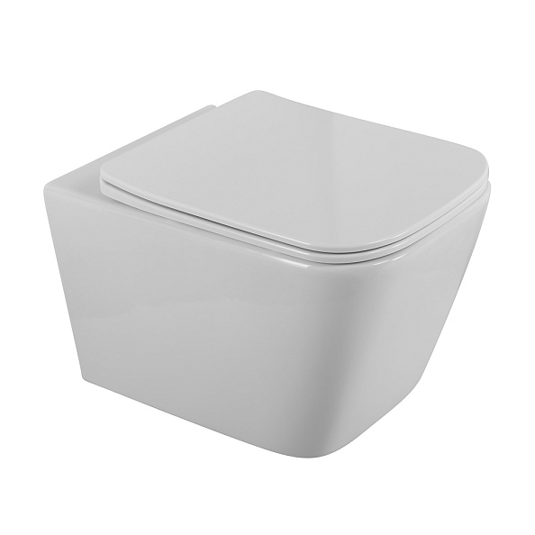 Чаша подвесного унитаза BelBagno Due, белый (BB7107CHR/SC)