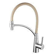 Смеситель для кухни с гибким изливом Shevanik S743-2, хром