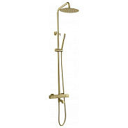 Душевая система с термостатом FILARETE FL2050MG, матовое золото