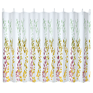 Шторка для ванны FASHUN с набором пластиковых колец для подвеса (A8821)