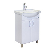 ИДЕАЛ Тумба напольная 520х820х330, бел (подходит умывальник мебельный Реал 56)