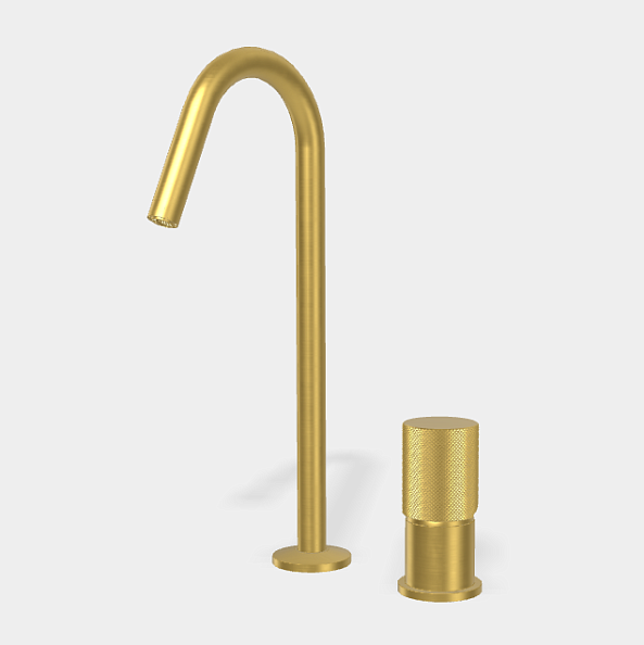 Смеситель для раковины Fima Carlo Frattini Spillo Tech, G Collection, золото брашированное (F3271TNCGOS)