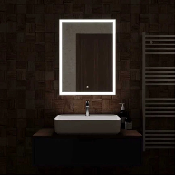 Зеркало MIXLINE "Лючия" 600*800 (ШВ) сенсорный выключатель, светодиодная подсветка (555670)