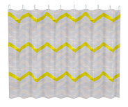 Шторка для ванны FASHUN солнечная фантазия (A8817)