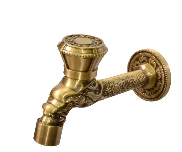 Сливной кран Bronze de Luxe длинный  (насадка-рассекатель) (21594/1)