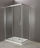 Душевой уголок BelBagno Uno 110x80x185 см, прямоугольный, хром (UNO-AH-1-110/80-C-Cr)