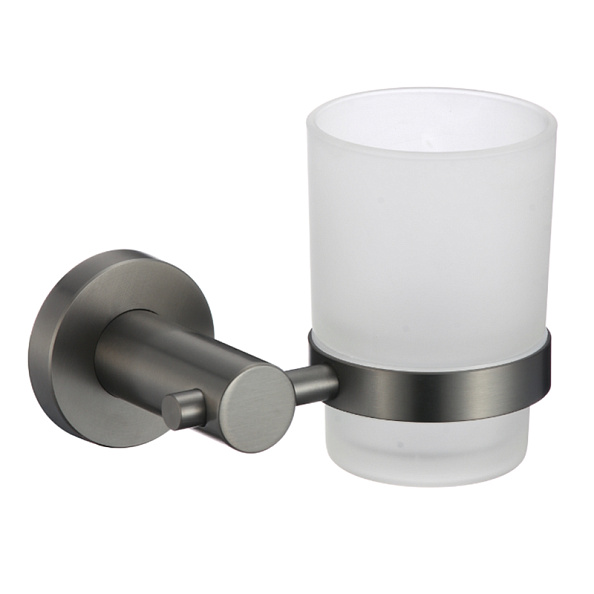 Стакан стеклянный с настенным держателем Savol S-005658Q
