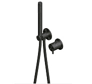 Смеситель для душа Quadro design Source, на 1 потребителя, золото черное (12 58.00 ON)