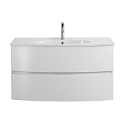 База под раковину с двумя выдвижными ящиками Cezares Elettra 1000х510х550, Bianco Opaco (55525)