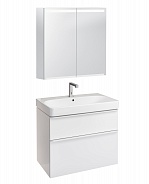 Комплект мебели для ванной Geberit Smyle Square 750х480 мм, белый глянцевый (529.353.00.7)