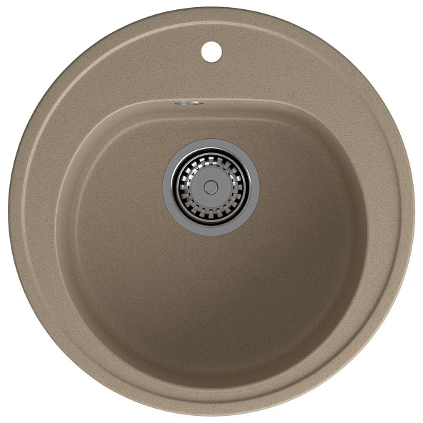 Кухонная мойка GranFest RONDO 510, песок