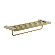 Полка для полотенец BELZ брашированное золото (B90824)