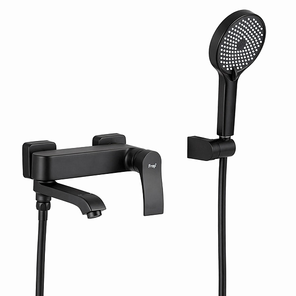Смеситель для ванны FRAP F3275-6, черный