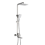 Душевая система Shevanik S7036L, сатин