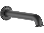 AQ1541MB КЛАССИК излив для ванны 182 мм, матовый черный