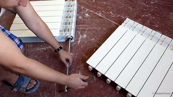 Наращивание (добавление) секций с выездом