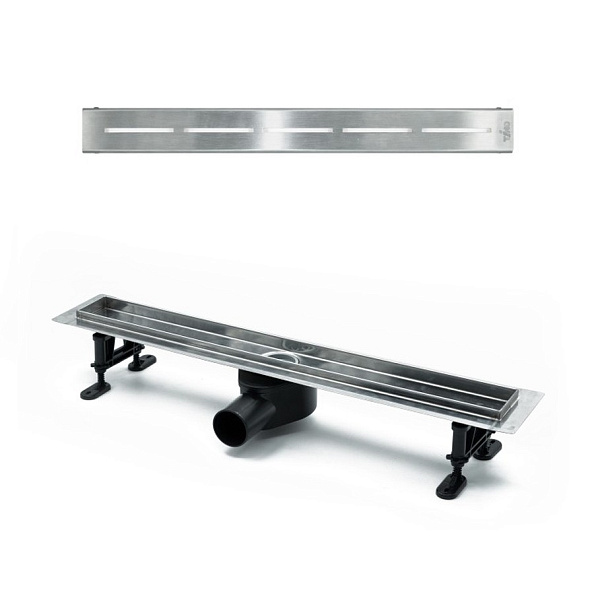 Душевой лоток TIMO Drain Protect 800 с вставкой SG20, сатин (DP20800-SG20800)