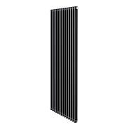 Трубчатый дизайн-радиатор Royal Thermo Insignia VC2180 14 секций, черный, нижнее подключение