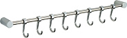 Планка с крючками (8 крючков) Savol (S-006208)