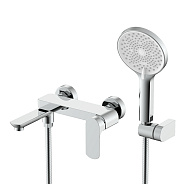 Смеситель Raglo R03.30 для ванны и душа настенный излив поворотный 15 см, хром