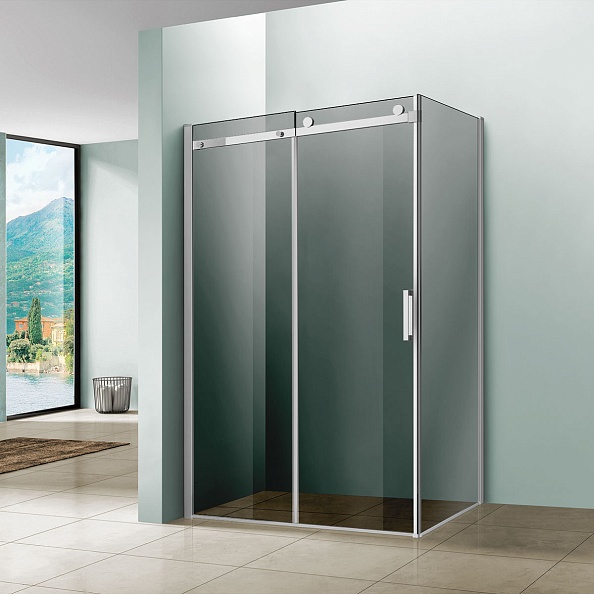 Душевой уголок Vincea Como (VSR-1C9012CG) 1200х900 мм, хром, стекло тонированное