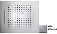 Верхний душ потолочный с подсветкой Bossini Dream 4 RGB Lights 570х470, с 4 режимами струи, матовая нержавеющая сталь (H38908.075)