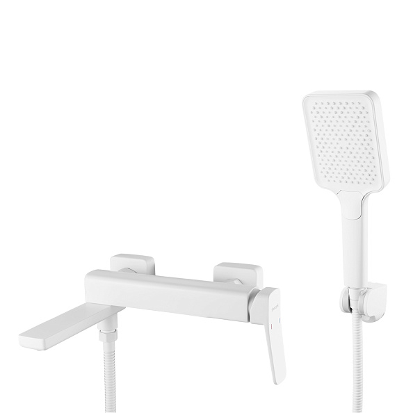 Смеситель для ванны Shevanik S9952C, белый