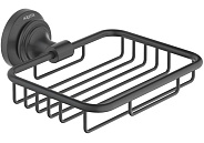 AQ4533MB КЛАССИК мыльница решетка, матовый черный