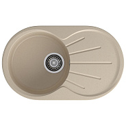 Кухонная мойка GranFest RONDO 750L, кашемир