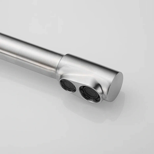 Смеситель для кухни с подключением фильтра Shevanik S868B, сатин