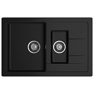 Кухонная мойка GranFest QUADRO 775KL, черный