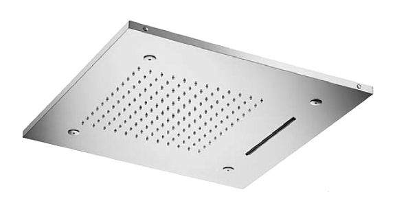 Верхний душ Almar Chromotherapy, 500х500, Stainless Steel Mirror (E044139.MS)