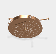 Верхний душ Fima Carlo Frattini Showerhead 400х400, брашированная янтарная бронза (F5911ZS)