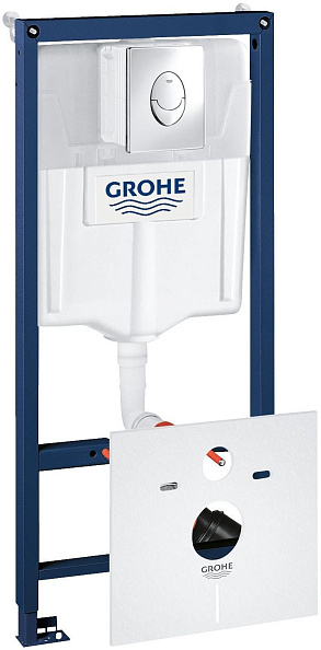 Инсталляция для унитаза подвесного стандартная комплект Grohe Rapid SL (38750001)