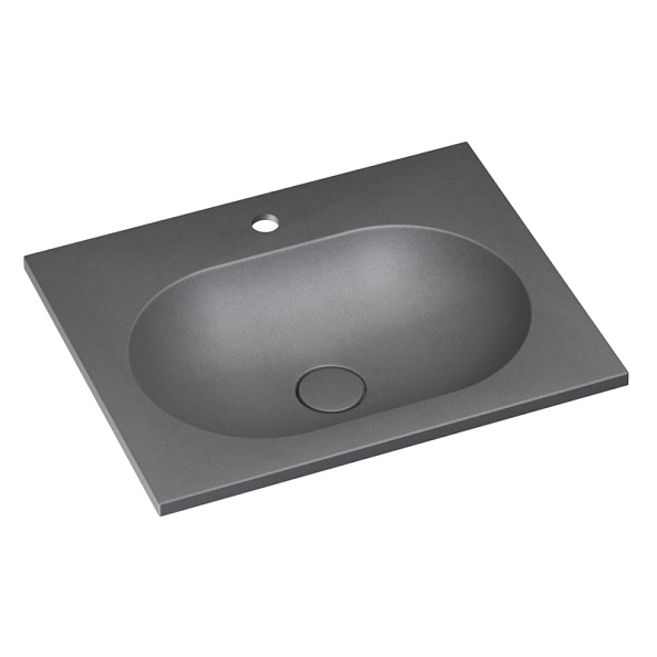 Раковина Florentina Гавана 60 см 10.260.00600.307, серый шёлк