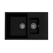 Кухонная мойка Ulgran Quartz Prima 780 1,5K-07, уголь