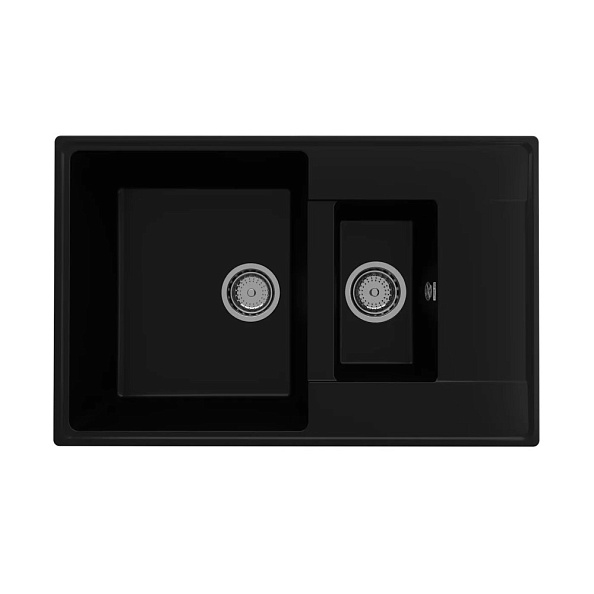 Кухонная мойка Ulgran Quartz Prima 780 1,5K-07, уголь