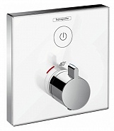 Термостатический смеситель Hansgrohe ShowerSelect для душа (внешняя часть) бел/хром (15737400)
