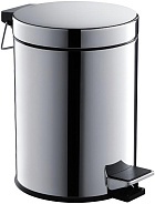 AQ4991CR корзина для мусора с педалью, 5л, полир. хром