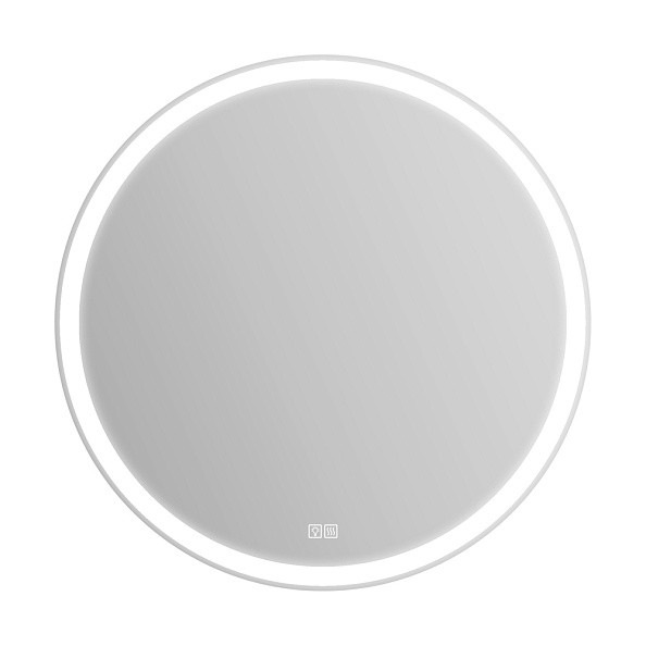 Зеркало с встроенным светильником, сенсорным выключателем и подогревом BelBagno 700 х 30 х 700 (SPC-RNG-700-LED-TCH-WARM)